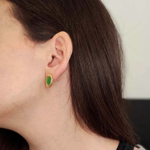 Emerald Glow Earrings