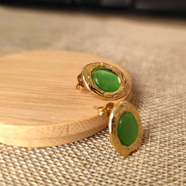 Emerald Glow Earrings