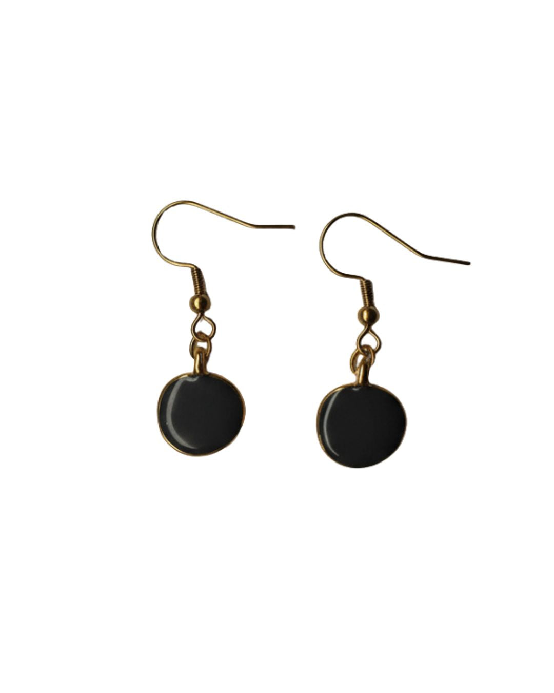 Graphite Earring