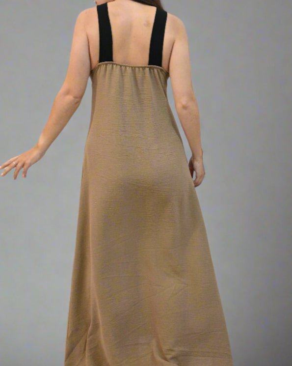 Golden Hour Elegance Dress