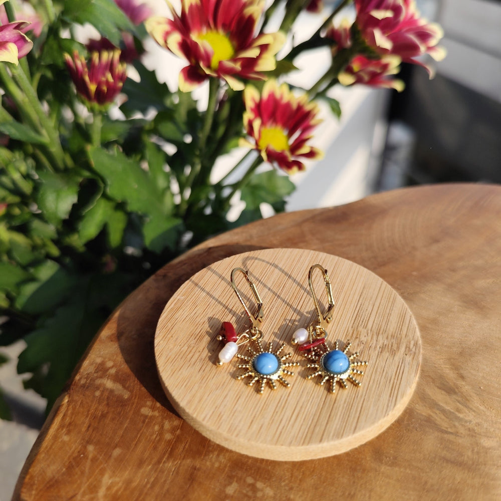 Sunrise Charm Earrings