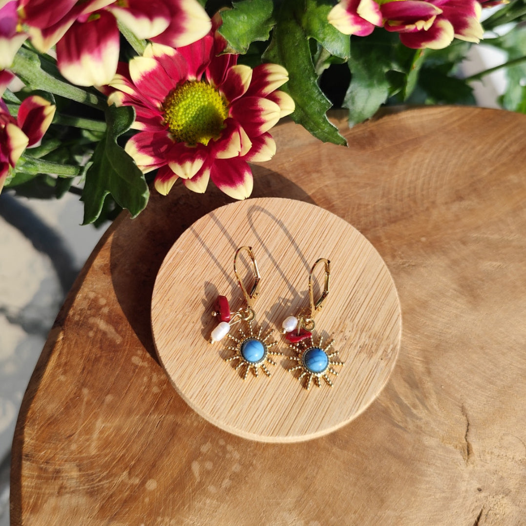 Sunrise Charm Earrings