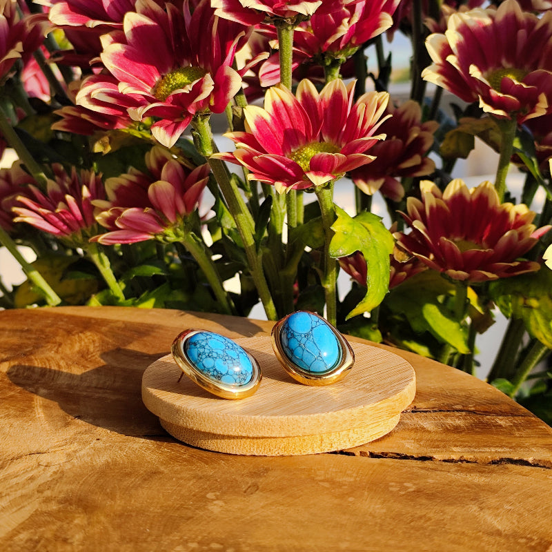 Ocean Stone Earrings