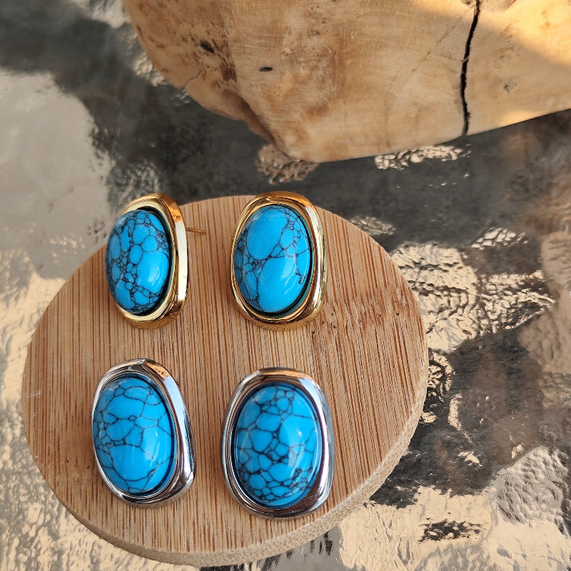 Ocean Stone Earrings
