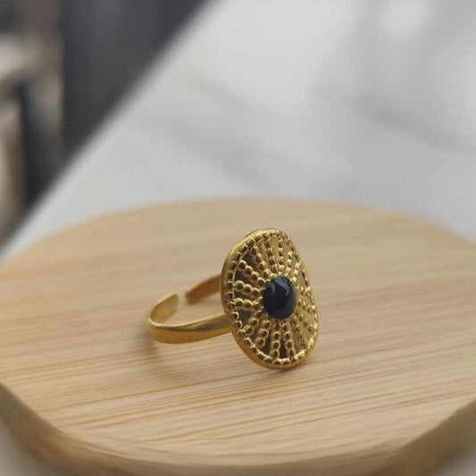 Black dot ring