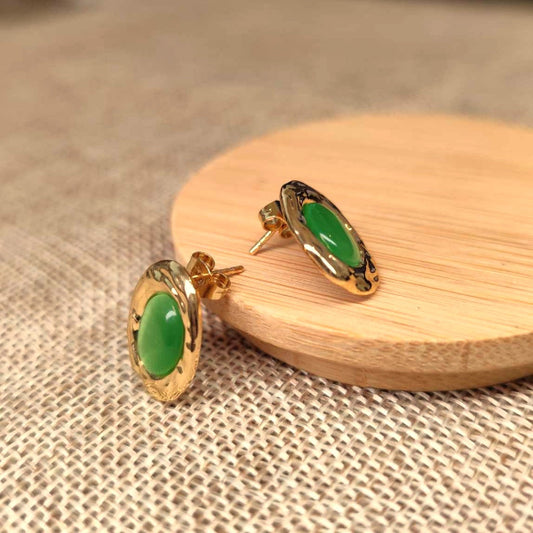 Emerald Glow Earrings