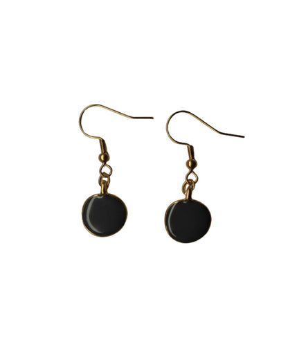 Graphite Earring