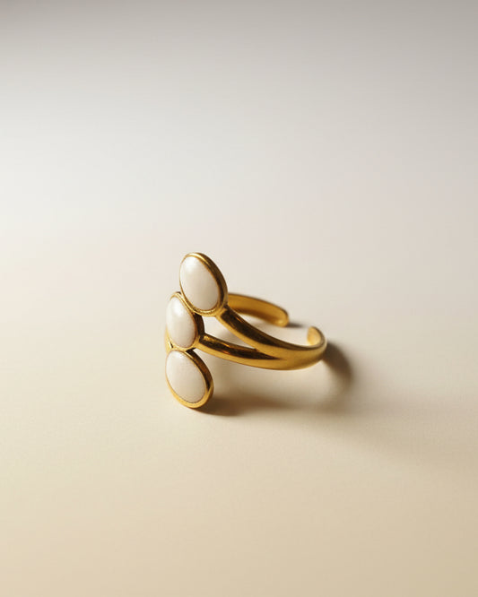 Pearl Trio Ring