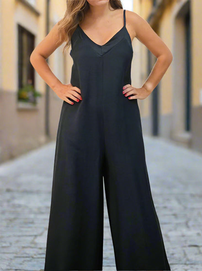 Blue Dark Overall Jumpsuit