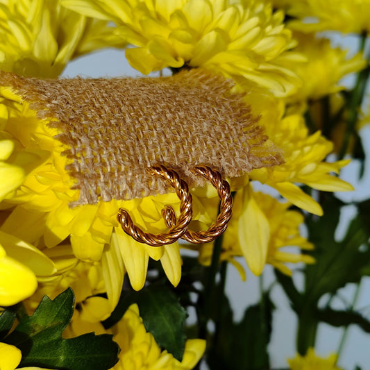 Twist of Gold Earings