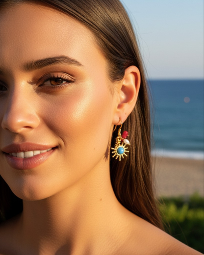 Sunrise Charm Earrings